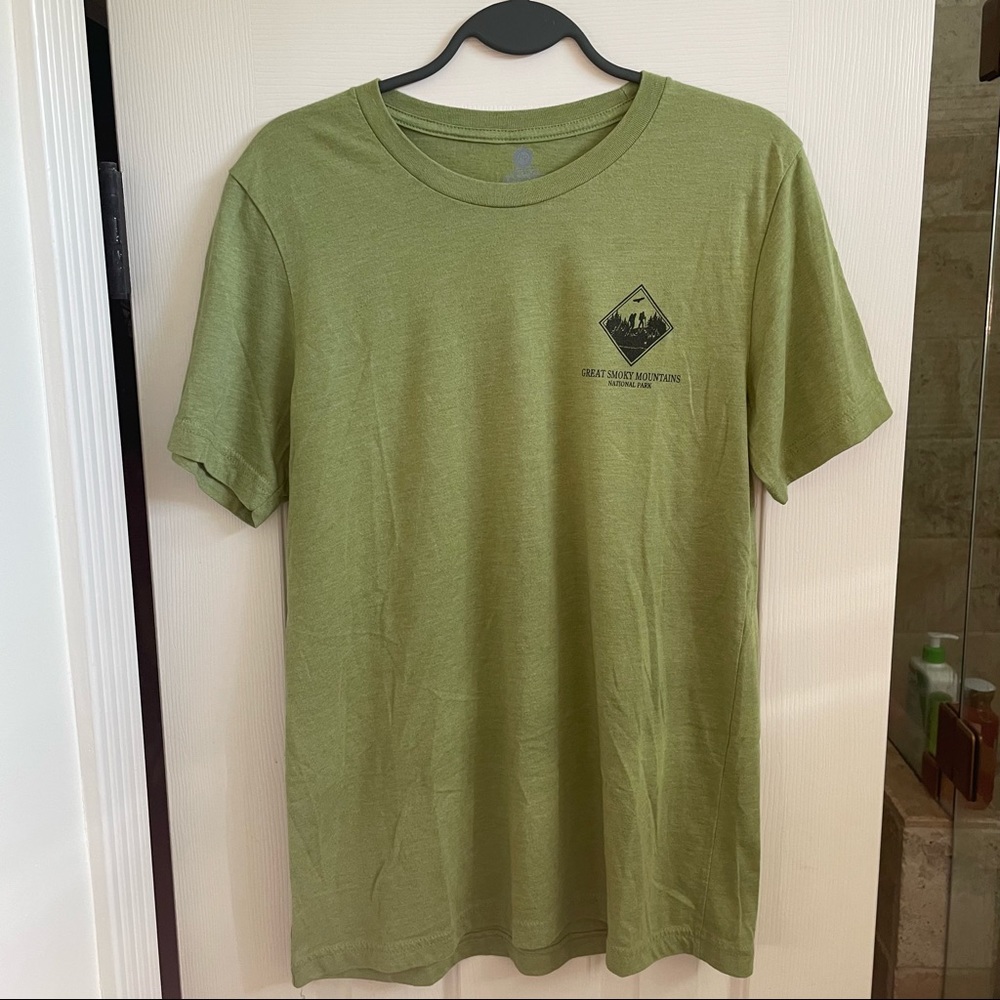 Great Smoky Mountain T-Shirt, green, medium